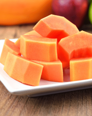 Papaya en cubos, amarilla, roja o verde 7kg